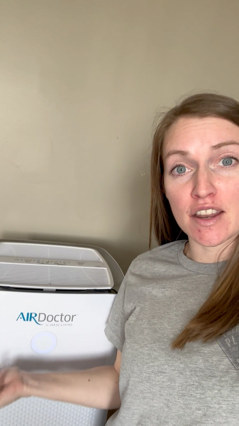 Customer using AirDoctor