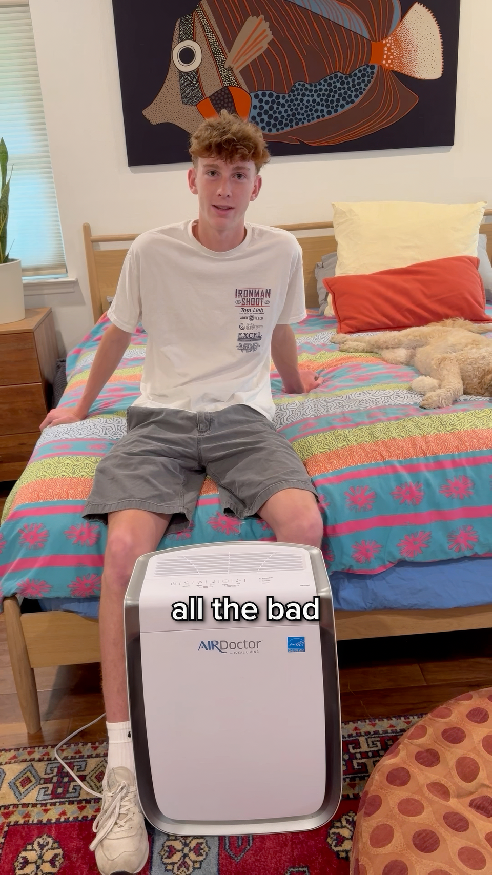 Customer using AirDoctor