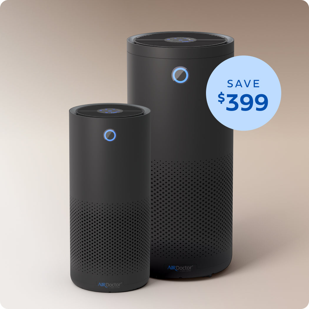 An AirDoctor 4000 and an AirDoctor 1500 Air Purifier Bundle on sale for $399 off.