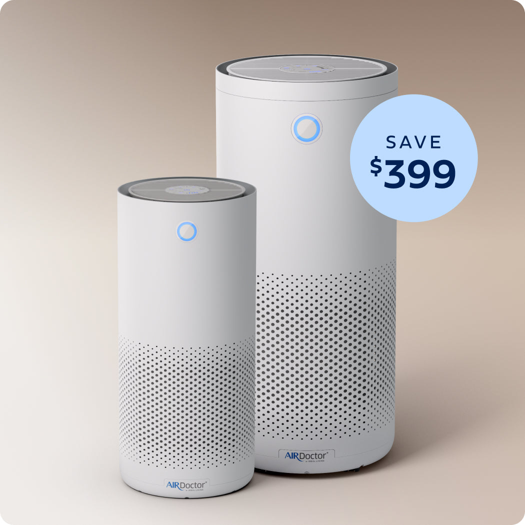 An AirDoctor 4000 and an AirDoctor 1500 Air Purifier Bundle on sale for $399 off.