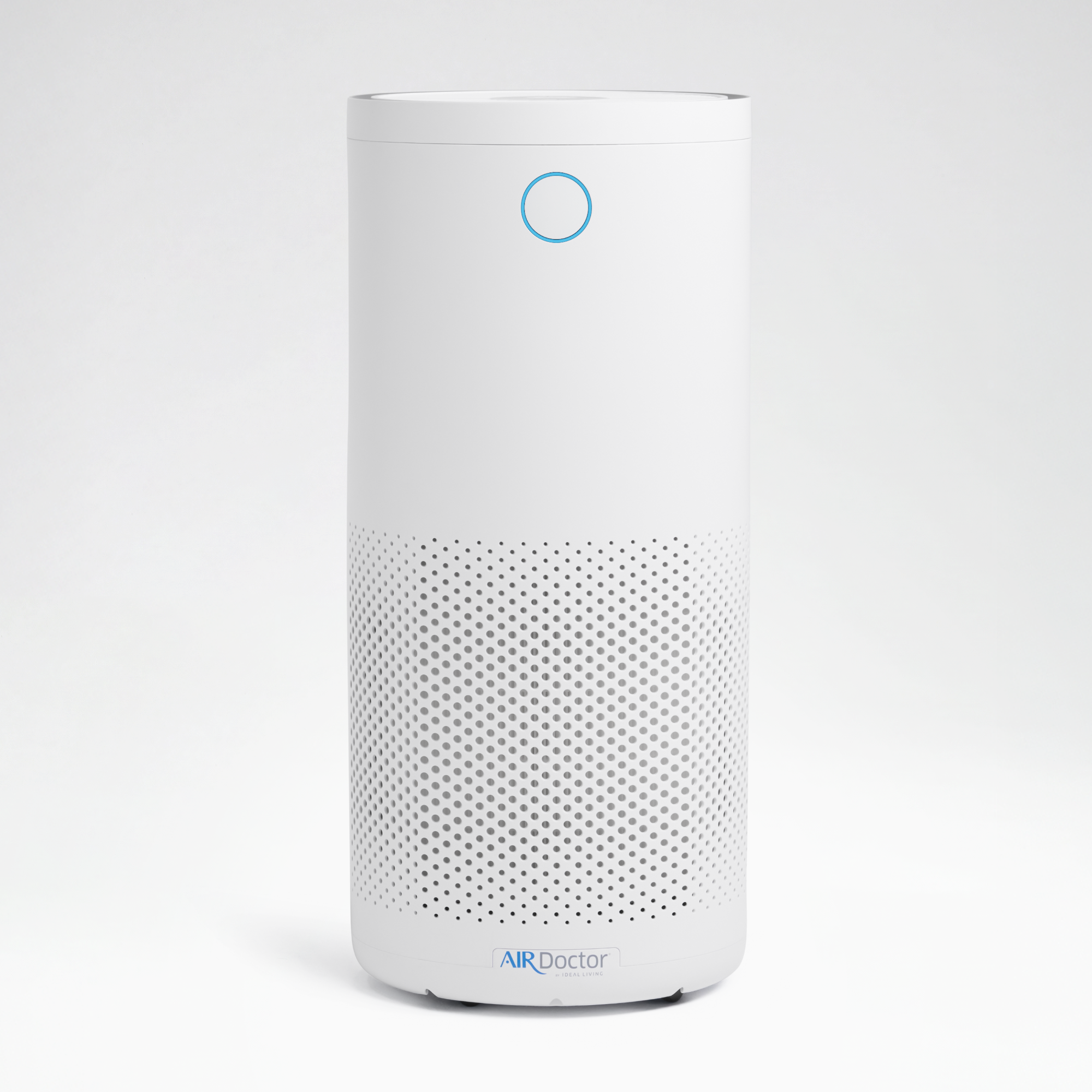AirDoctor 4000 white air purifier front view with UltraHEPA filtration for cleaner indoor air