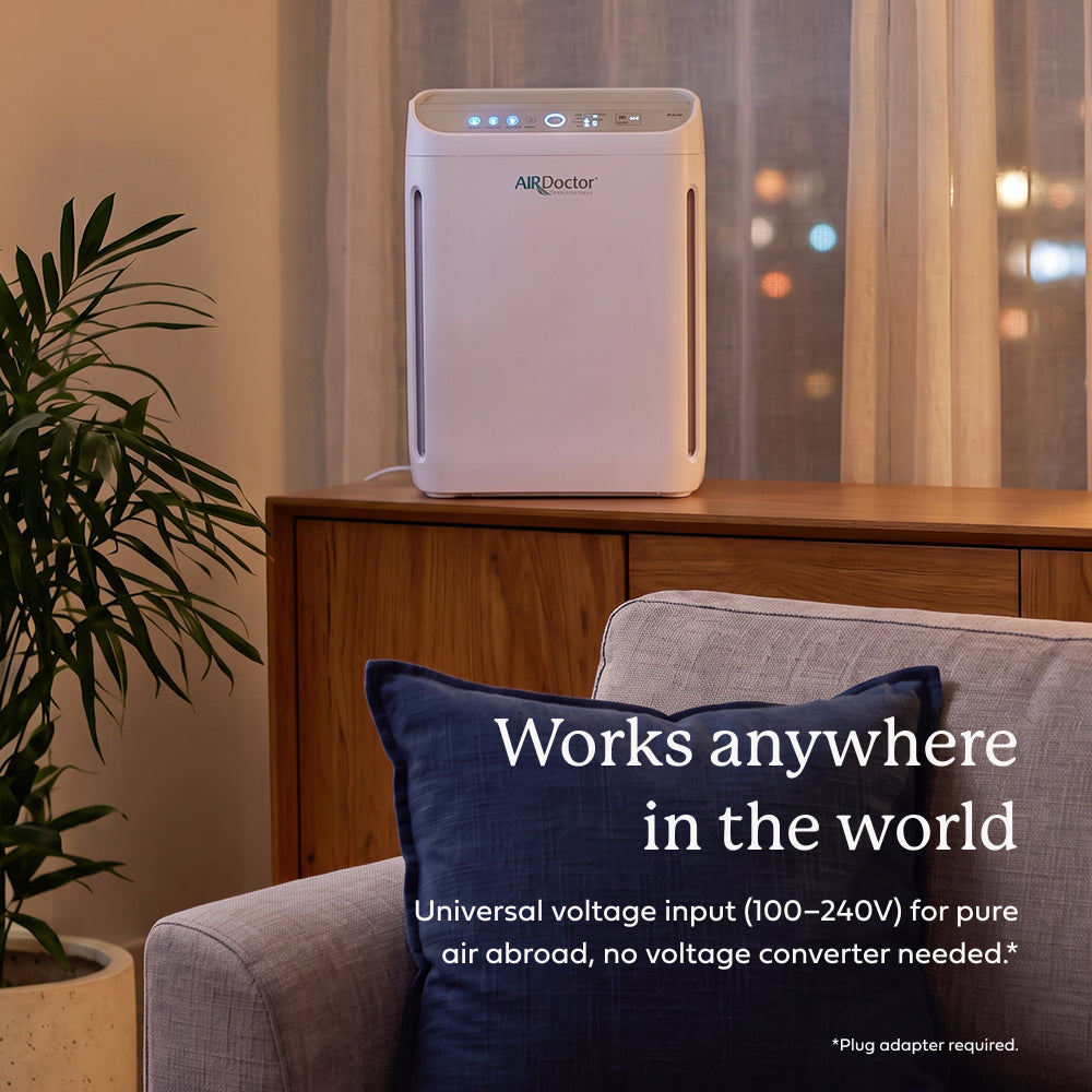 AirDoctor GO! in a living room