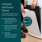 AirDoctor 5000 Series Premium Carbon/VOC Filters (2-Pack)