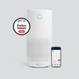 AirDoctor 4000 air purifier with app control, featuring a sleek white design and Forbes Vetted 2026 badge.