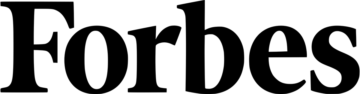 Forbes logo in black text on a white background
