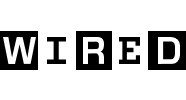 The word 'WIRED' in black capital letters on a white background