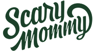 Logo with 'Scary Mommy' text in a stylized font
