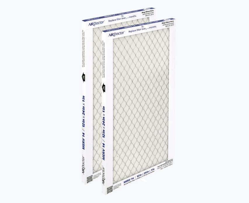 AirDoctor MERV 14 HVAC filter product image for whole-home air filtration