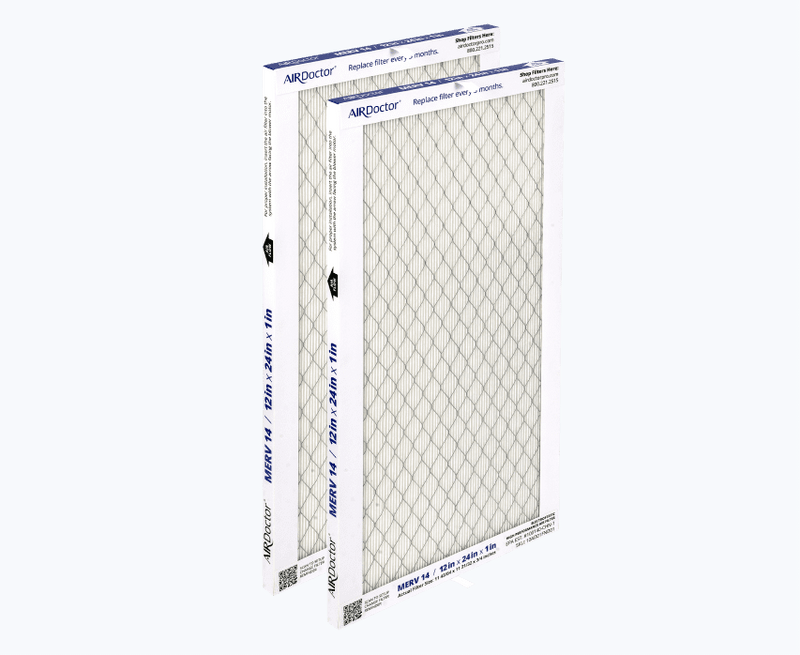 AirDoctor MERV 14 HVAC filter product image for whole-home air filtration