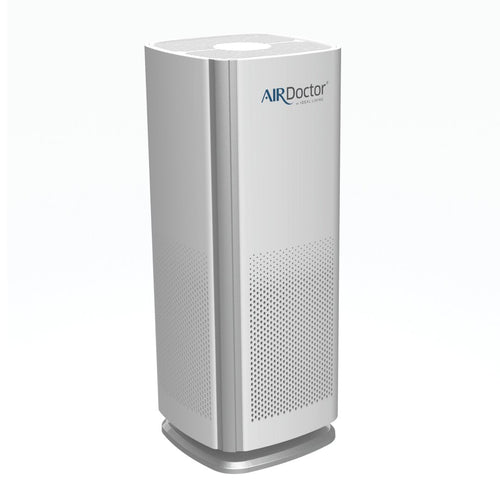 AirDoctor 1000 air purifier product image highlighting compact size