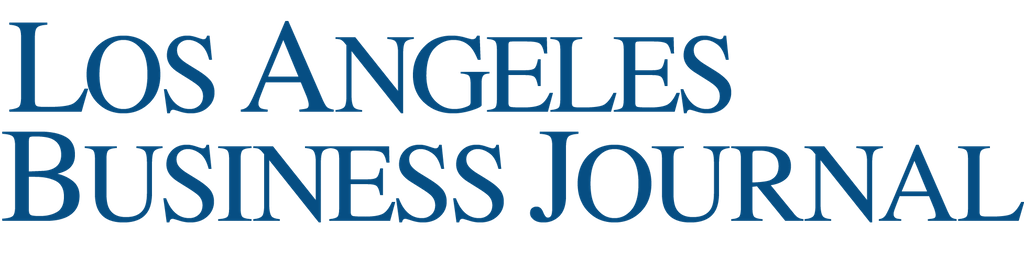 Los Angeles Business Journal logo in blue text on a white background