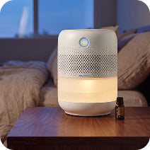 AirDoctor Humidify with mood light on
