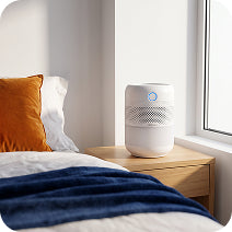 AirDoctor Humidify in a room on a nightstand