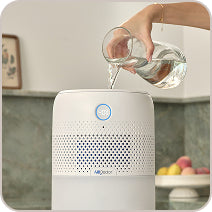 AirDoctor Humidify being filled with water