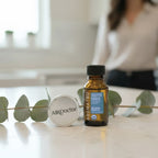 AromaTru diffuser clip with organic essential oil product image for diffuser aromatherapy